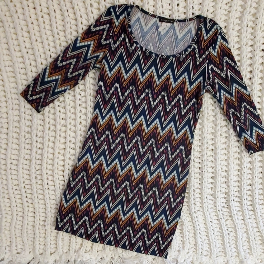 ❗2 for $20❗Colorful cotton/knit dress